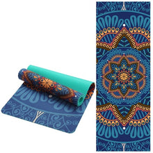 Load image into Gallery viewer, Woman Lotus Yoga Mat